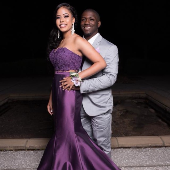 Stunning eggplant Purple Alyce Sz 2 - Picture 7 of 7